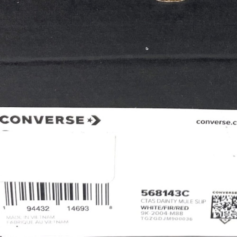 💖MEGA SALE💖Converse Ctas Dainty Women Mule Slip White Casual  Sandals 568143C - Picture 8 of 9